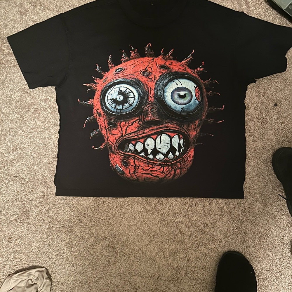 Black Graphic Kids T-Shirt